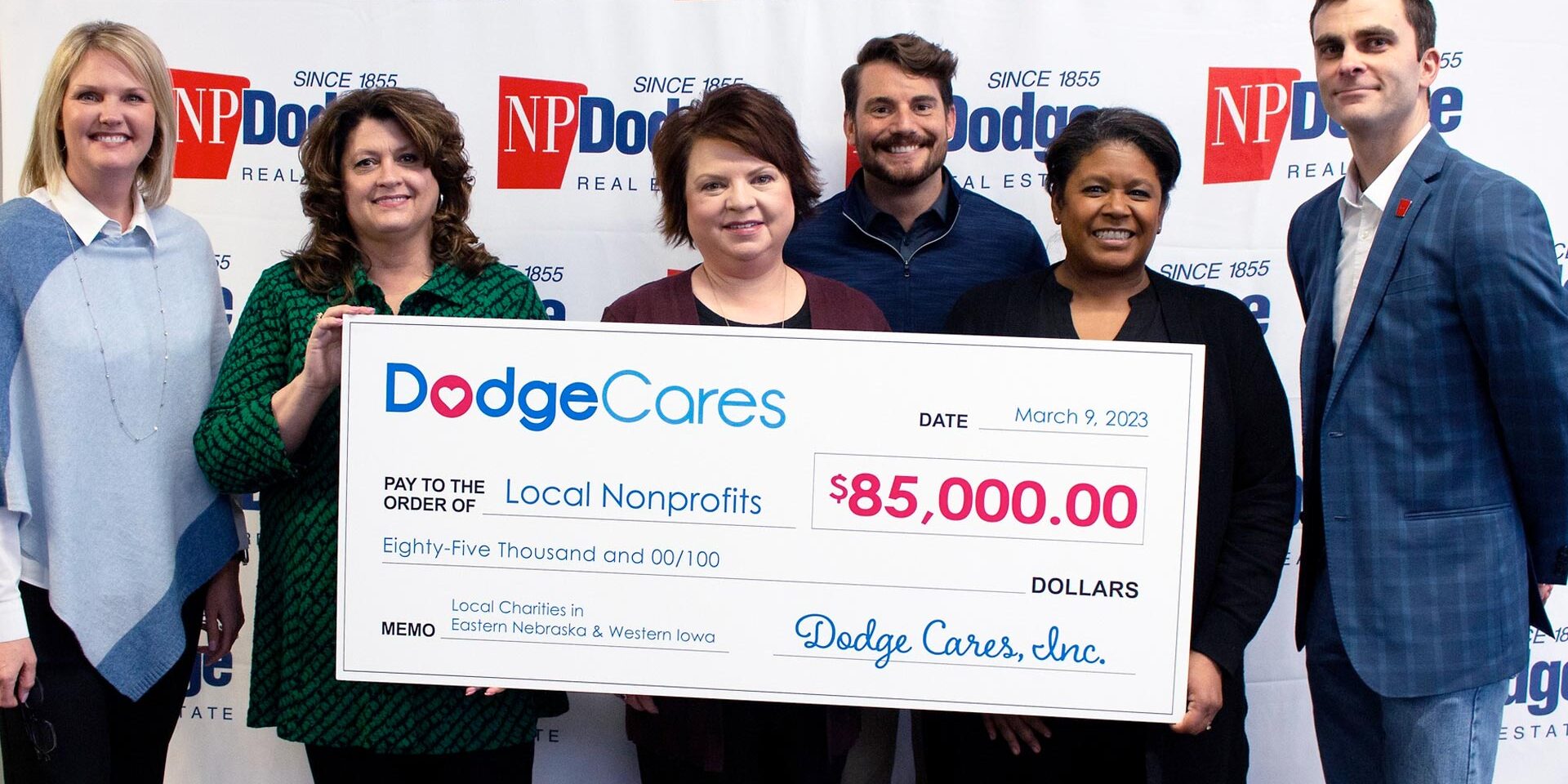 NPDodge_Donation_2023 DodgeCares Donates $85,000 to local nonprofits