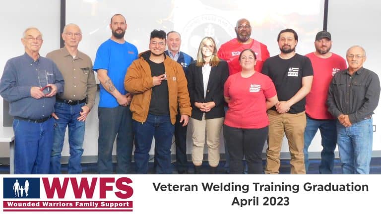 WWFS Veteran Welding Training Class Graduation April 2023