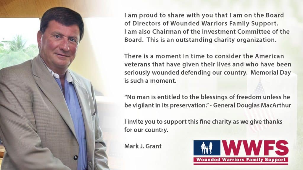 Mark Grant Memorial Day Message