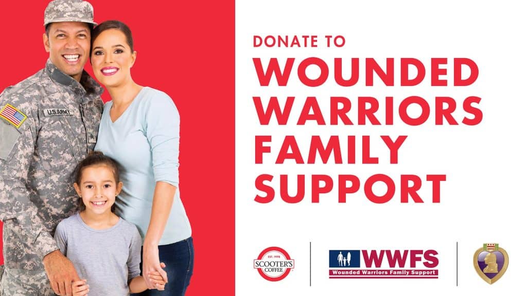 Scooter's Coffee raising funds for Wounded Warriors Family Support WWFS
