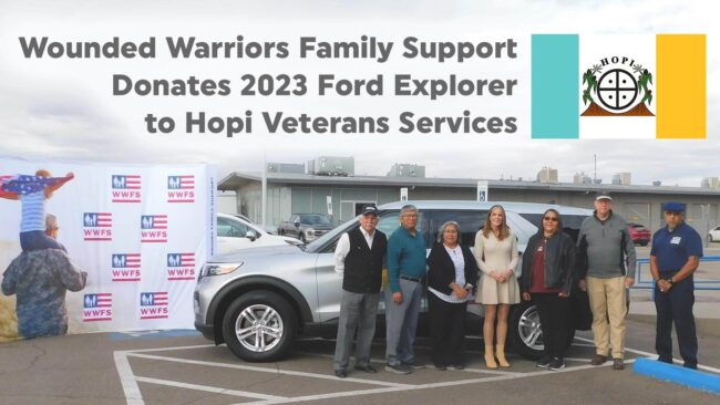 Hopi_Trible_Ford_Explorer_WWFS Wounded Warriors Family Support donates to Hopi Native American Tribe Mobility Is Freedom