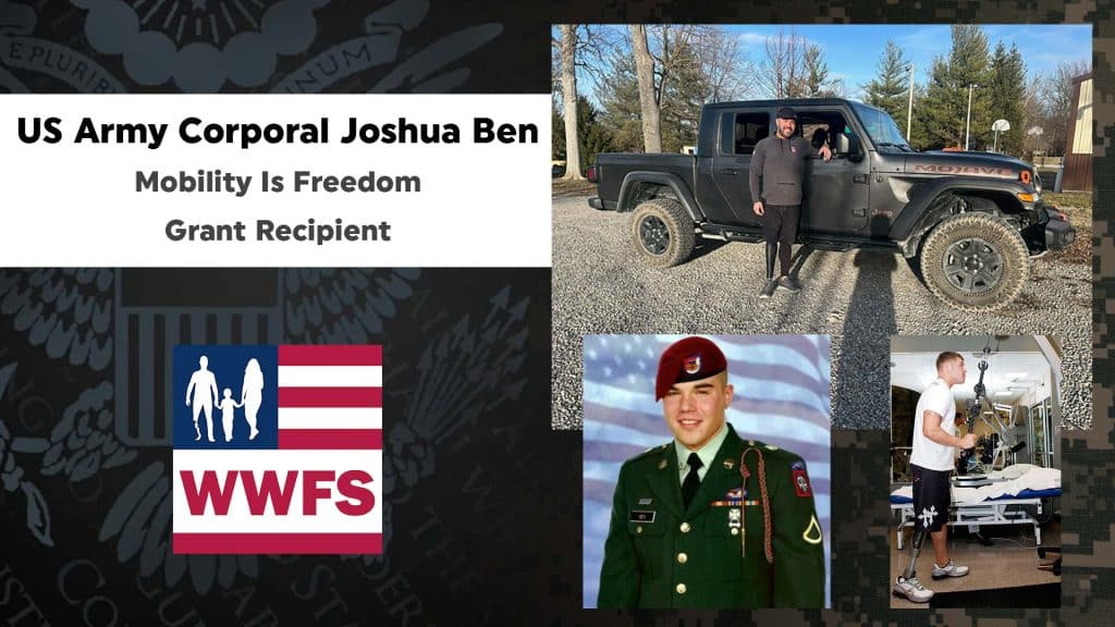 Mobility Is Freedom grant to Veteran Joshua Ben