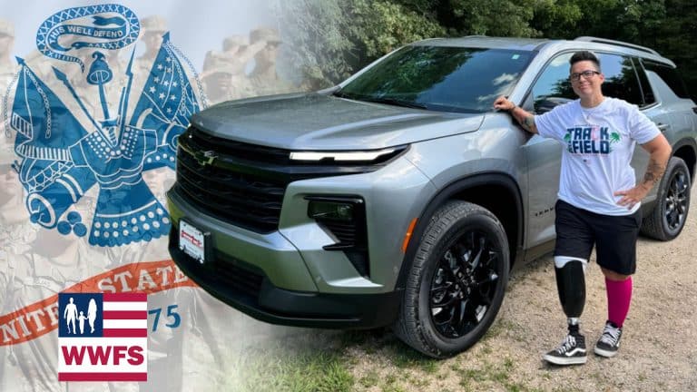 WWFS Mobility is Freedom was proud to assist US Army Staff Sergeant Beth King with her purchase of a new 2024 Chevy Traverse.