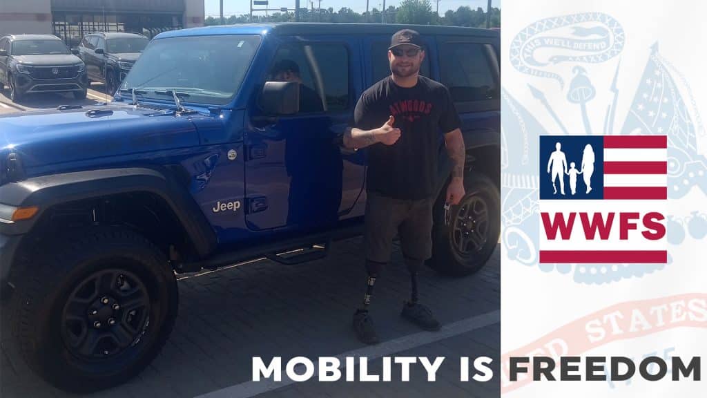 Mobility if Freedom Grant Kyle Sayre Wounded Warriors Family Support