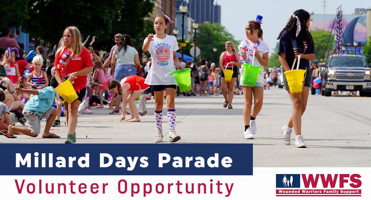 Millard Days Parade with Wounded Warriors Family Support