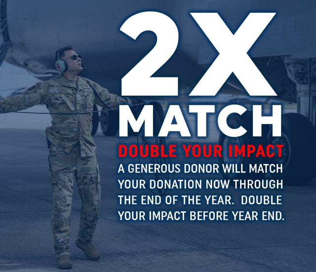 2X Donation Match at Wounded Warriors Family Support